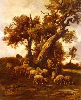 unknow artist Sheep 088 Germany oil painting art